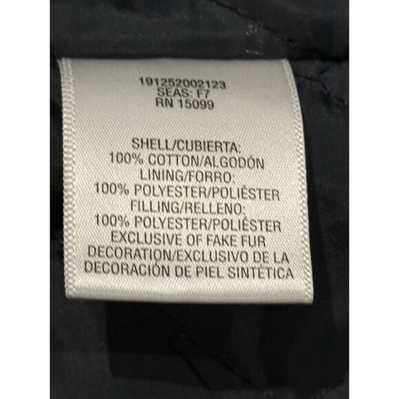 Simply Styled by Sears Black Parka Jacket Size Large L - Picture 5 of 7